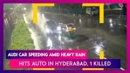 Hyderabad: Horrifying Hit-And-Run Between Audi Car And Autorickshaw Caught On CCTV