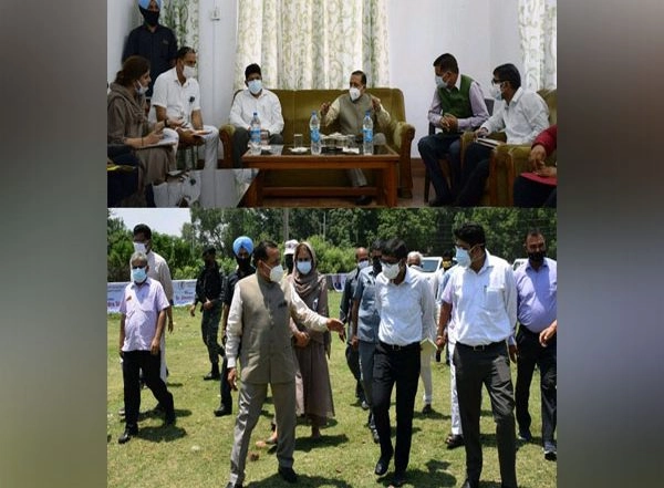 Sports News | Jitendra Singh Inspects Proposed Site for Arun Jaitley Memorial Sports Stadium in J-K's Hiranagar