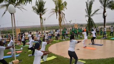 World News | 7th International Yoga Day Celebrated with 'great Enthusiasm' Across World, Says MEA