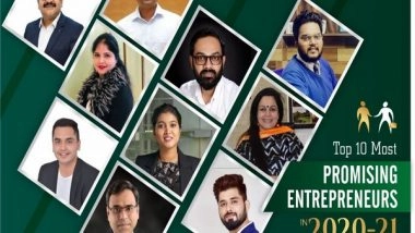 Business News | Top 10 Most Promising Entrepreneurs 2020-21 by the Indian Alert