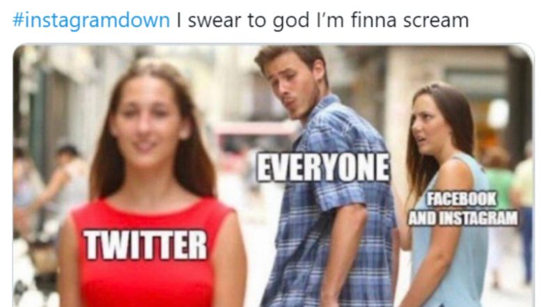 Instagram Down but #InstagramDown Funny Memes Are Up! Twitter Flooded With Hilarious Reactions by Disappointed Netizens