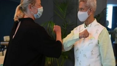 World News | EAM Jaishankar, European Union Leader Discuss Covid Challenge and Development Cooperation