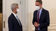 EAM S Jaishankar Meets Greek PM Kyriakos Mitsotakis, Greets Him on Country's 200th Independence Anniversary