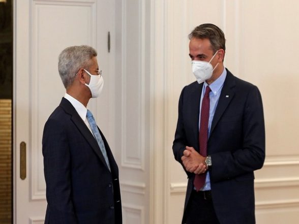 EAM S Jaishankar Meets Greek PM Kyriakos Mitsotakis