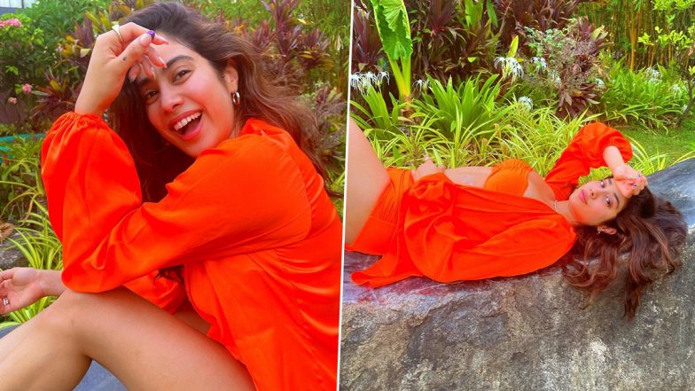 Janhvi Kapoor Looks Stunning in Super Hot and Sexy Orange Bikini; See PHOTOS