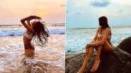 Janhvi Kapoor Gives Us &lsquo;Samundar Mein Nahake&rsquo; Vibes She Strikes a Sexy Pose in Bikini (View Pics)