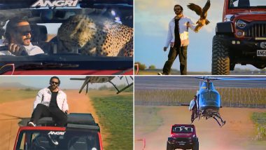 Khatron Ke Khiladi 11 Promo: Rohit Shetty Climbs a Helicopter From a Moving Car As He Invites You to the Battleground (Watch Video)