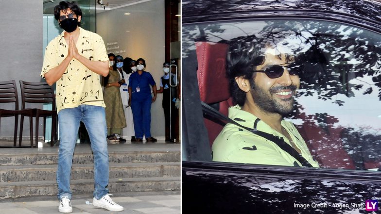 Kartik Aaryan Spotted At A Vaccination Centre Looking All Bright And Sunny (View Pics)