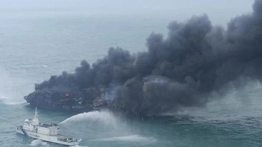 World News | Environmentalists Sue Sri Lanka Government, MV X-Press Pearl Operator over Ship Wreck