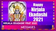 Nirjala Ekadashi Vrat 2021 Wishes, Messages & Lord Vishnu Images to Celebrate Auspicious Festival