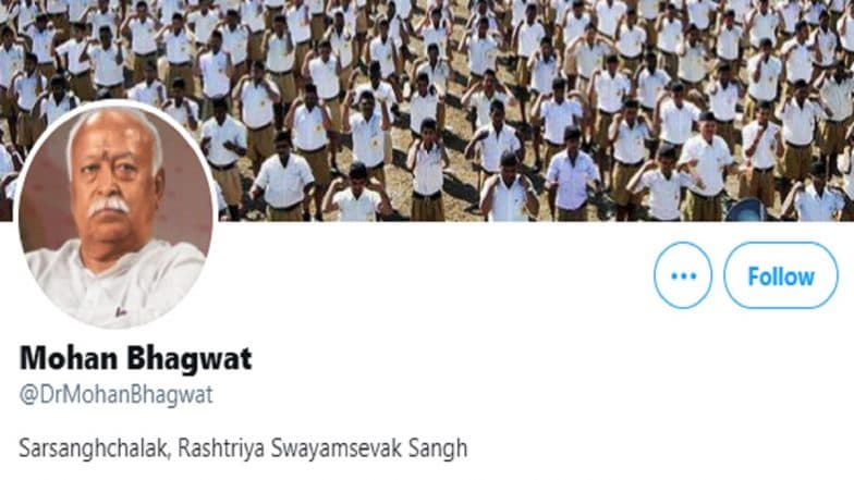 After M Venkaiah Naidu, Twitter Removes Blue Tick Verified Status From Mohan Bhagwat's Account