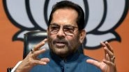 Mukhtar Abbas Naqvi Targets Congress and Opposition Parties Over Ruckus in Parliament During Monsoon Session 2021