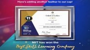 Business News | NIIT Recognised as 'Best Skill Learning Company' at 11th Annual EdTech X Indian Education Awards 2021