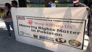 World News | Overseas Pakistani Christian Group Holds Demonstration Against Kidnapping, Forced Conversion of Minor Girls Outside Dutch Parliament