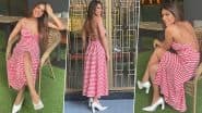 Nia Sharma Looks Stylish in Red and White Checkered Dress; Says ‘This is my CANDY CANE Look!' (View Photos)