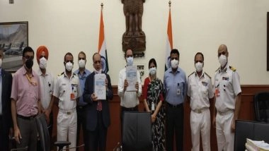 India News | Defence Ministry Signs Rs 583 Cr Contract with GSL for Construction of Pollution Control Vessels
