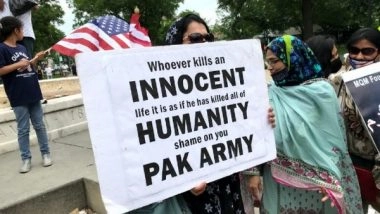 World News | MQM Stages Protest in Washington DC Against Pakistan Atrocities on Mohajirs