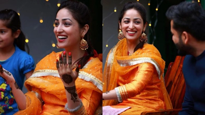 Yami Gautam Shares Pictures From Her Mehendi Ceremony