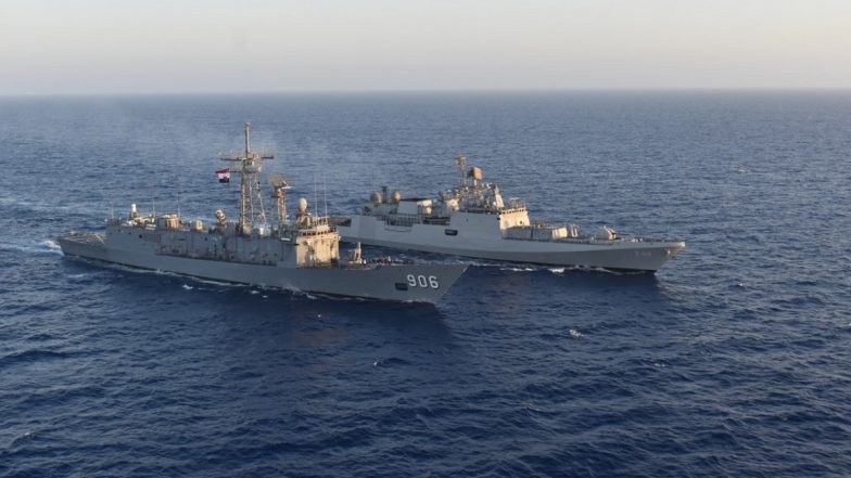 INS Tabar, Indian Navy’s Frontline Frigate, Arrives at Alexandria in Egypt as Part of Goodwill Visit