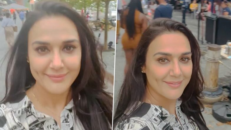 Preity Zinta Steps Outside After a Really Long Time, Expresses Her Excitement of Finally Enjoying the Weekend the Right Way (Watch Video)