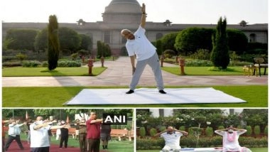 India News | India Celebrates 7th International Day of Yoga; President, Union Ministers Perform Yoga
