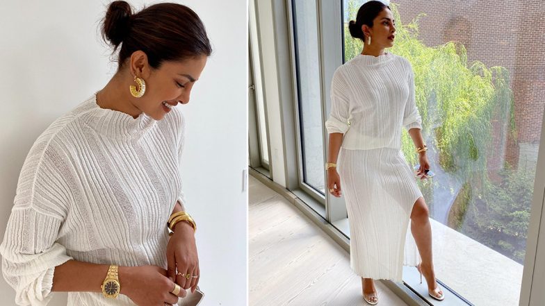 Priyanka Chopra's All-White Sheer Ensemble Celebrating The Pride Month Is Chic (View Pics)