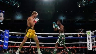 Sports News | Mayweather and Logan Paul's Exhibition Boxing Match Ends Without a Winner