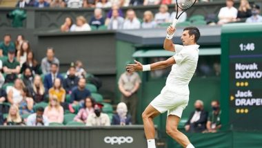 Sports News | Wimbledon: Defending Champion Djokovic Fights Back to Beat Jack Draper in First Round