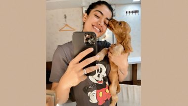 Rashmika Mandanna Shifts Into a New Apartment in Mumbai With Her Pooch Aura (View Post)