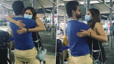 Ravi Dubey and Wifey Sargun Mehta Meet Each Other After Two Months and Their Adorable Hug Will Melt Your Heart (Watch Video)