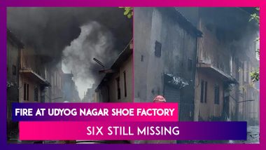 Udyog Nagar Shoe Factory Catches Fire: Six Still Missing After Massive Blaze Doused