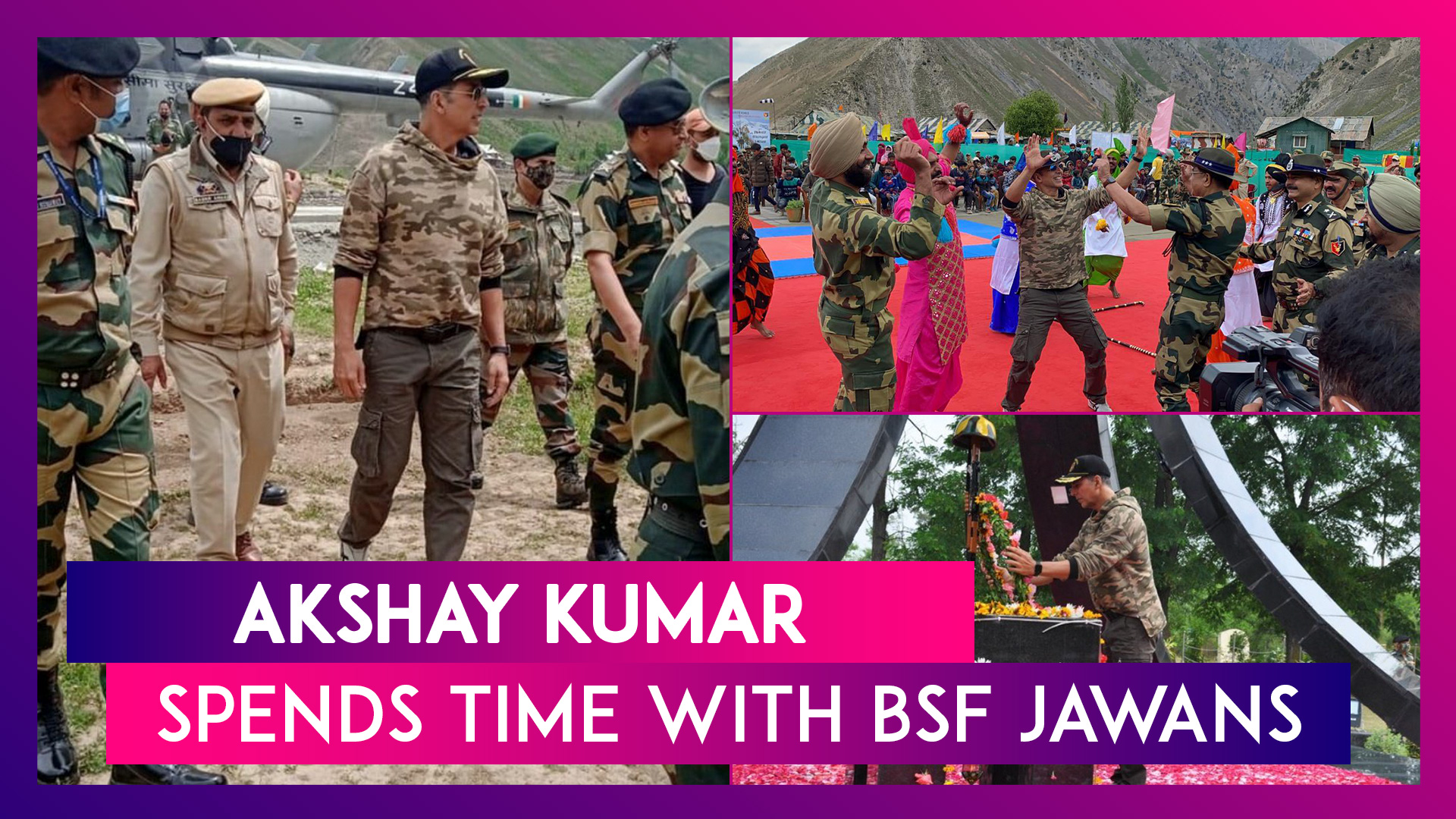 1920px x 1080px - Akshay Kumar Spends Time With BSF Jawans, Plays Volleyball, Dances With The  Soldiers In Kashmir | ðŸ“¹ Watch Videos From LatestLY
