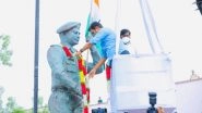 Statue of Galwan Valley Martyr Colonel Santosh Babu Unveiled by KT Rama Rao in Telangana's Suryapet Town