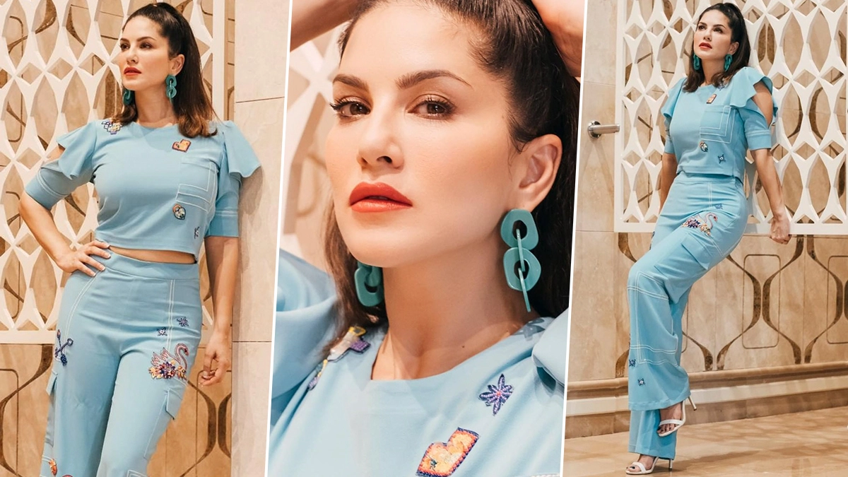 Fashion News | Sunny Leone Is Sexy and Sassy in This Stunning New Blue  Outfit (See Pics) | 👗 LatestLY