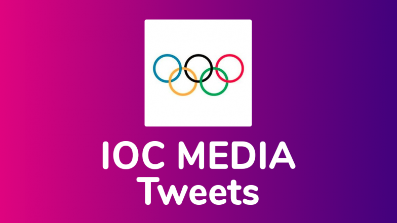 The IOC President's Press Conference is Coming Up in 4 Hours, Upon the Conclusion of the ... - Latest Tweet by IOC Media