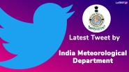 IMD HAS LAUNCHED WEB BASED GIS APPLICATIONS FOR ALL TYPES OF SEVERE WEATHER EVENTS TO ... - Latest Tweet by India Meteorological Department