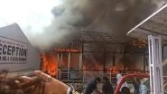 Vaishno Devi Fire: Major Fire Breaks Out at Shrine Complex in Jammu and Kashmir's Reasi District; Cash Counter Damaged