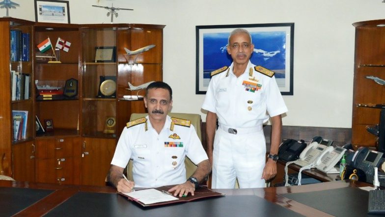 Vice Admiral Ravneet Singh Takes Charge Deputy Chief of Naval Staff