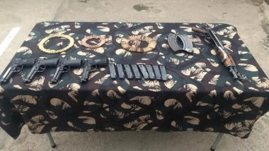 India News | Cache of Arms and Ammunition Recovered in J-K's Manyal
