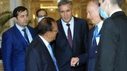 World News | NSA Ajit Doval Meets Russian Counterpart in Tajikistan, Discusses Regional Developments