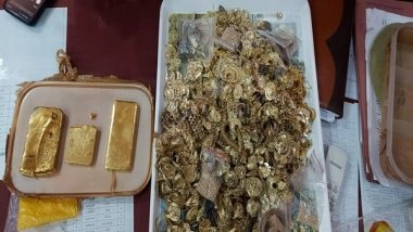 India News | Gold Worth Rs 2.61 Crore Seized by Railway Police in Chandauli, Two Arrested