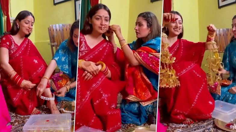 Yami Gautam Shares a Video From Her Pre-Wedding Ceremony Featuring Sister Surilie and It’s Pretty (Watch Video)