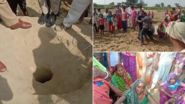 Uttar Pradesh: 5-Year-Old Child Falls in 150-Feet-Deep Borewell, Rescue Operation Underway