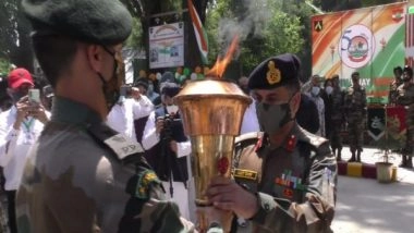 India News | Swarnim Vijay Varsh Victory Flame Ceremony Held at J-K's Baramulla