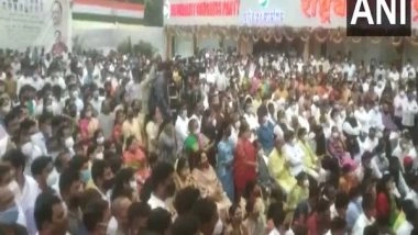 India News | Maharashtra BJP Leader Accuses NCP of Violating COVID Protocol During Office Inauguration, Seeks Action