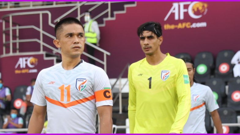 Sunil Chhetri’s Brace Helps India Beat Bangladesh 2-0 in 2022 World Cup and 2023 Asian Cup Qualifier