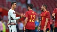 Cristiano Ronaldo Apparently Covers More Than 60 Meter Distance in 7 Seconds During Spain vs Portugal, Friendly 2021 Match; Netizens in Awe (Watch Video)