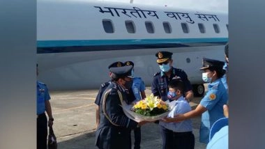 World News | IAF Chief RKS Bhadauria Arrives on a 3-day Visit to Dhaka
