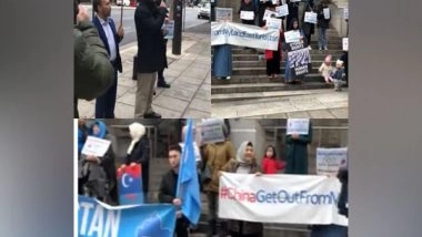 World News | Calls for Boycott of Beijing Olympics over Chinese Repression Intensify, Protest in Canberra Against 2022 Games