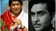 Entertainment News | Lata Mangeshkar Remembers Legendary Actor Raj Kapoor on His 33rd Death Anniversary
